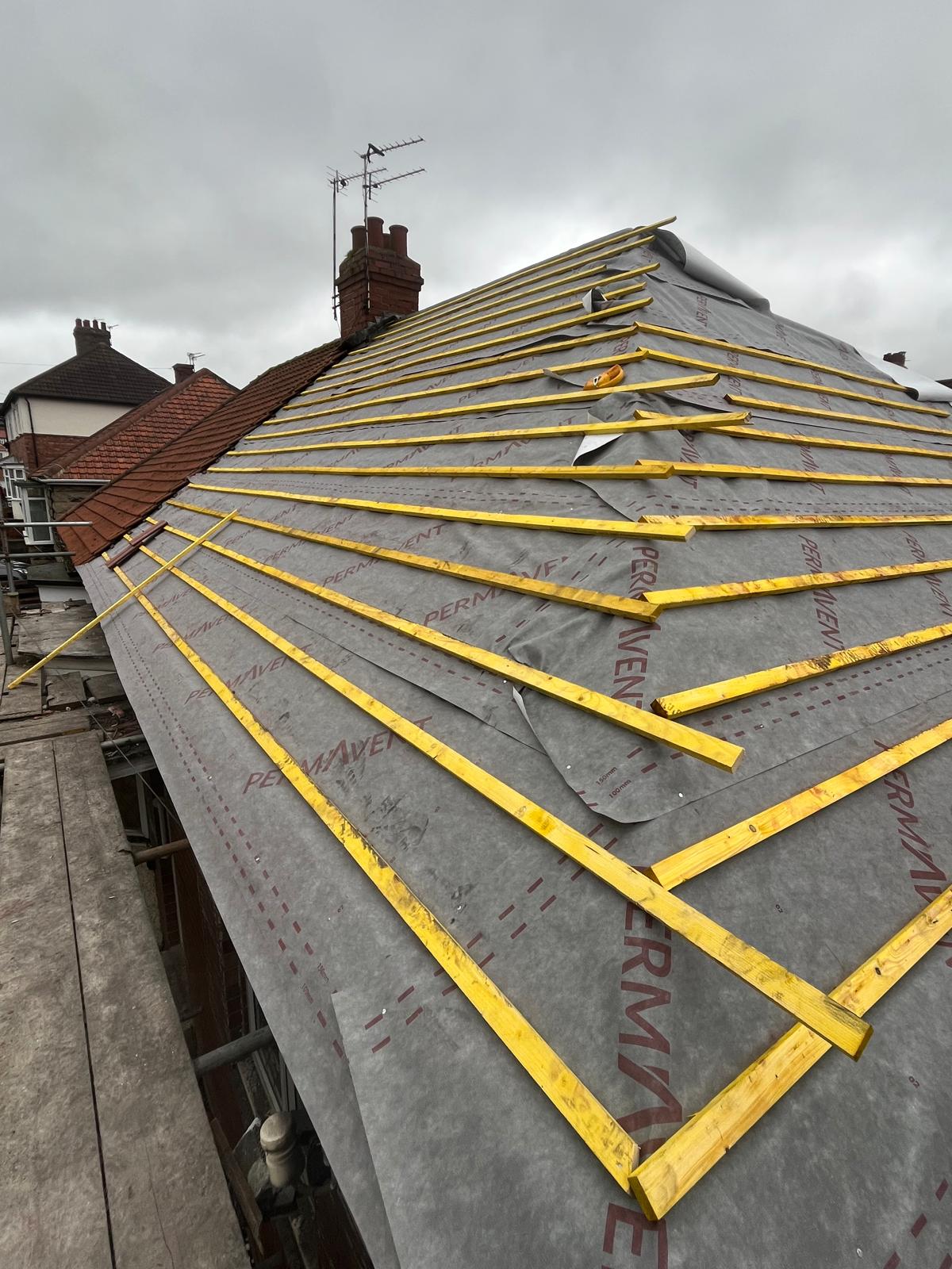 New roof structure