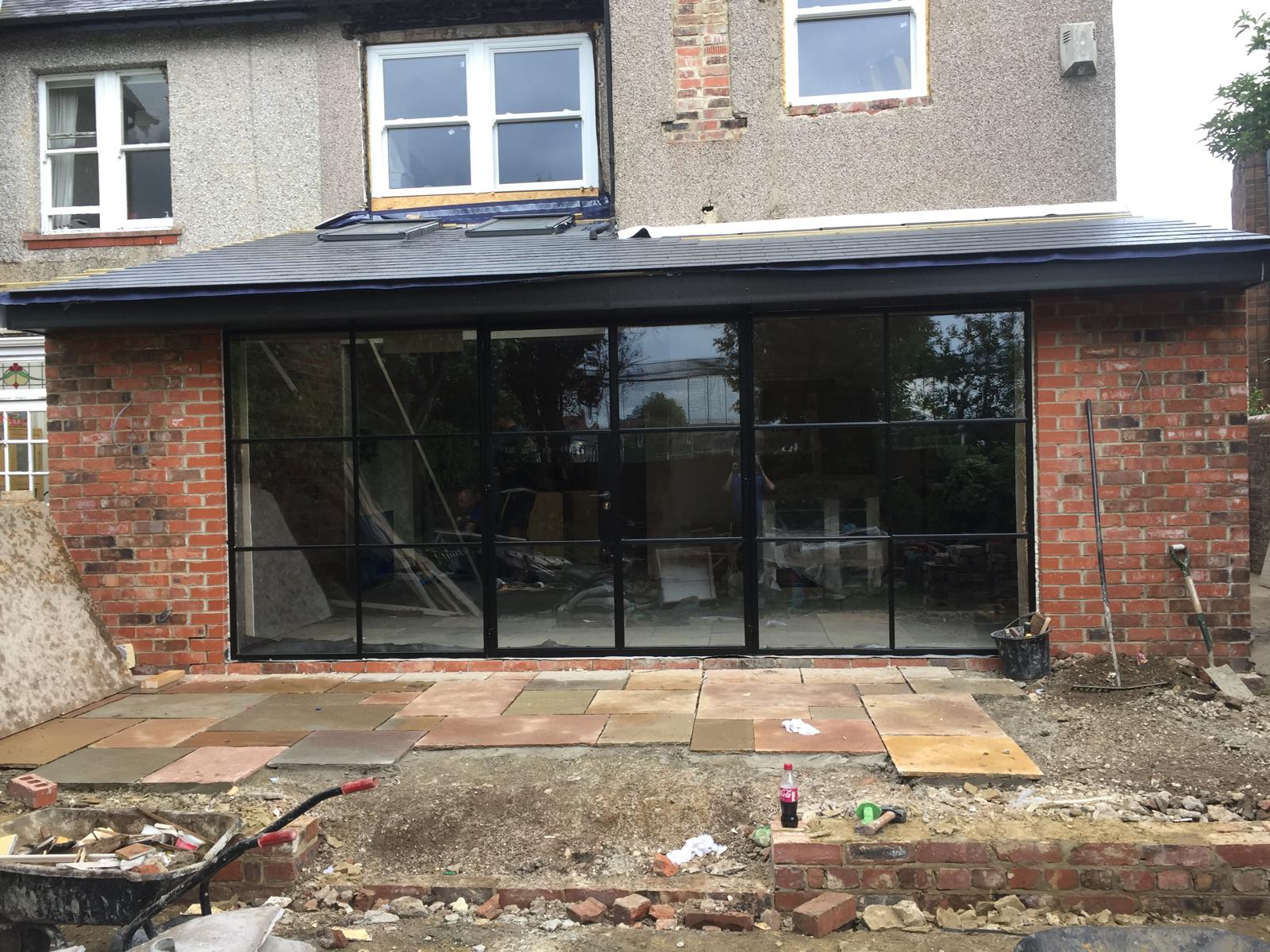 Rear extension after the work